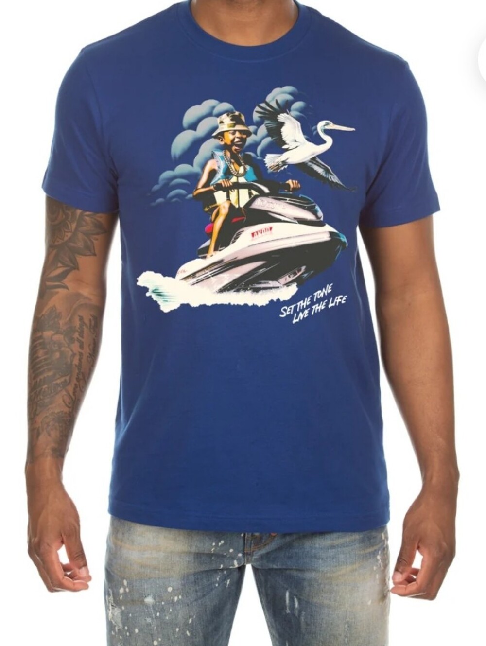 AKOO Jet Ski Short Sleeve Tee Shirt Size Small